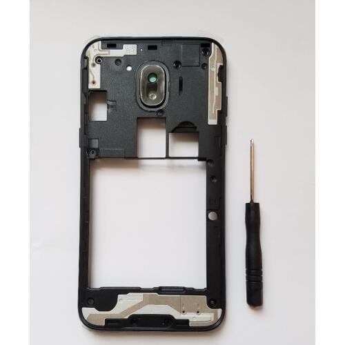 For Samsung Galaxy J2 Pro 2018 J250F J250H J250G J250 Mobile Phone Chassis Housing Middle Frame Cover With Camera Glass Lens