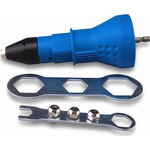 Electric Rivet Nut Gun Riveting Tool Cordless Riveting Drill Adaptor Insert Nut Tool Riveting Drill Adapter nail gun