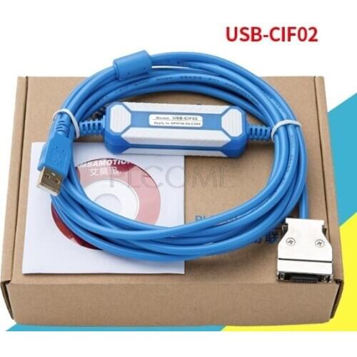 USB-CIF02 Programming Cable for Omron PLC, CQM1-CIF02 USB Version, Support WIN7