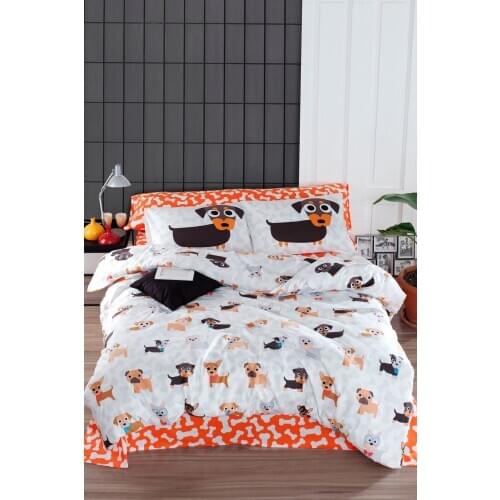 Bedding Set %100 Cotton With Pillowcase Duvet Cover Sets Linen Sheet Beige Double Queen Size Quilt Covers Bedclothes Modern Cute