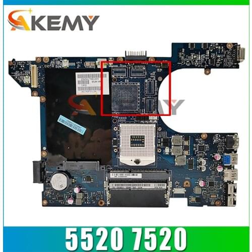 Akemy QCL00 LA-8241P mainboard For dell Inspiron 15R 5520 7520 Laptop Motherboard 5520 original Motherboard tested 100% work