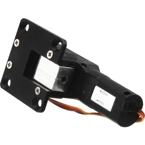 PZ-15090M Metal Steering Seat 65.8x35.1x25.1mm Electronic Retractable Landing Gear For RC Airplane