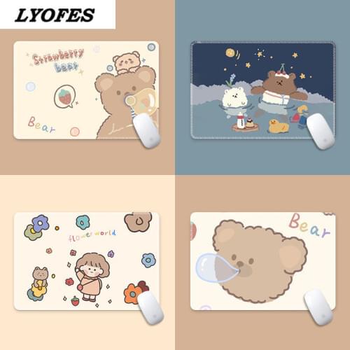 Cute Desk Mat Keyboard Desktop Kawaii Mouse Pad Gaming Desk Mats Gamer Deskpad for Office Home PC Computer Students 22x18cm