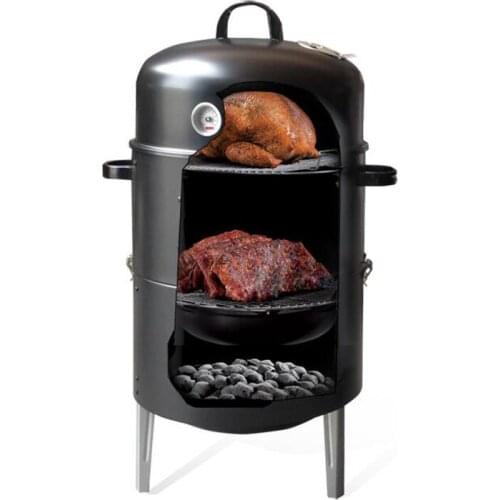 For 5-10 people Multi-functional Round Steel Charcoal BBQ Grill for Outdoor High Quality