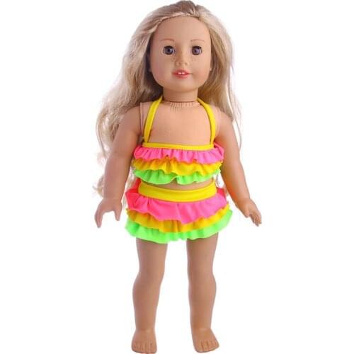 New Fashion Doll Clothes Summer swimsuit suit for 18 inch &43CM zaps doll ,Children best Birthday Gift
