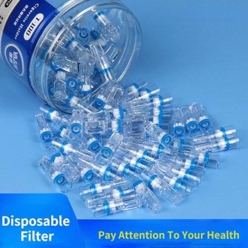 50-100PCS Disposable Cigarette Holder Filter Cigarettes Tools Health Cigar Filter Reduce Tar Smoking Gadget For Both Thick Fine