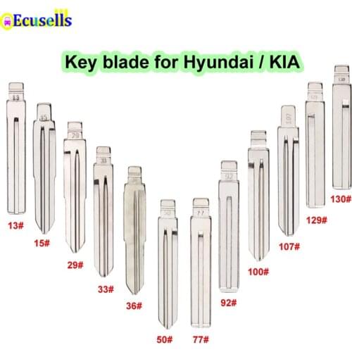 #13 #15 #29 #33 #50 #77 #92 KD Flip Key For Kia K2 K5 For Hyundai Verna I30 IX35 HB20 Sonata Elantra HY20/TOY40/TOY48 Key Blade