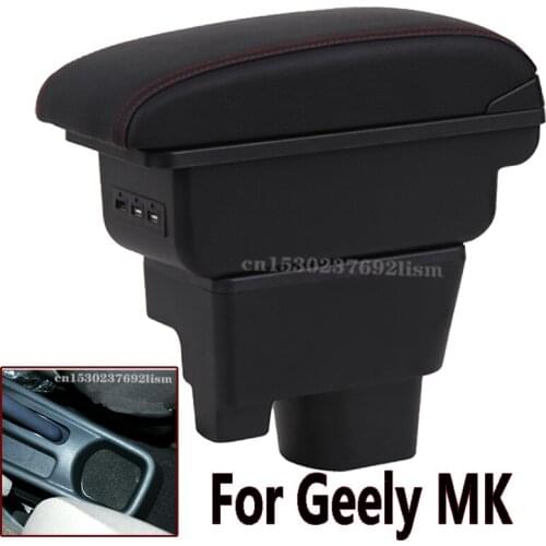 For Geely MK armrest box central Store content box cup holder ashtray car-styling products interior accessory part 09-13