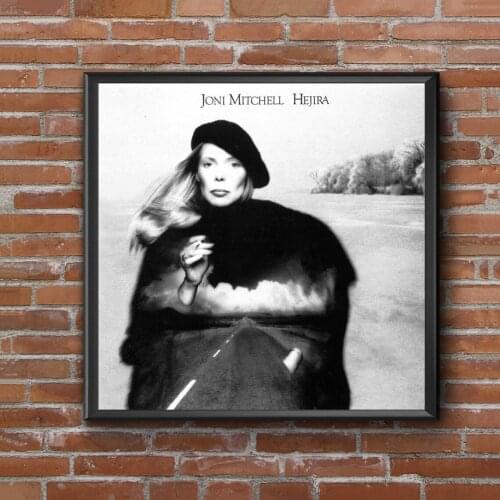Joni Mitchell Hejira Album Cover Poster Music Singer Star Canvas Poster Wall Painting Home Decoration ( No Frame )