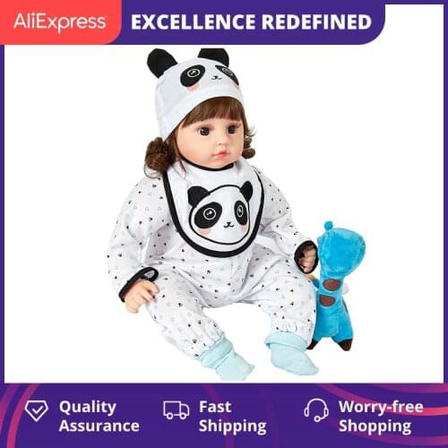 Lifelike 50Cm Bebe Doll Reborn Baby Dolls for Children Toys Toddler Full Body Silicone Girl Reborn Doll with Summer Clothes