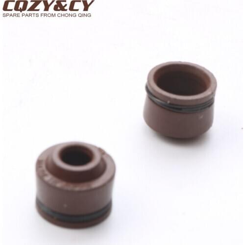 Valve stem oil seal for Peugeo t Citystar Geo Sat 125 Citystar 200 Lc 766514 100669250 4-stroke