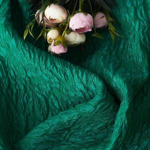 Mulberry silk nylon tissu Embossed three-dimensional flowers fabric High-gradeone-piece dress clothes tissus