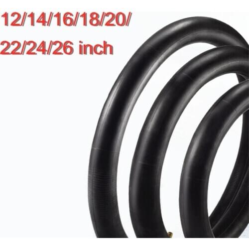 Bicycle Bike Tire 12/14/16/18/20/24/26 inch Inner Tubes Tyres 1.75/2.125 inch width Bike Cycling Tire Rubber Tube