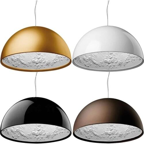 Modern Black White Gold Brown Resin Sky Garden Led Pendant Lights Dining Room Bedroom Shop Pendant Lamp Hanging Light Fixtures