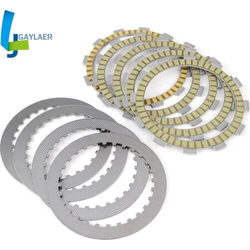 Clutch Plates Steel Friction Plate for Suzuki DR250S 1982-1987 2144019F00 GN250 1985-2001 GN250E 1996-2001 Big Boy 2144137400