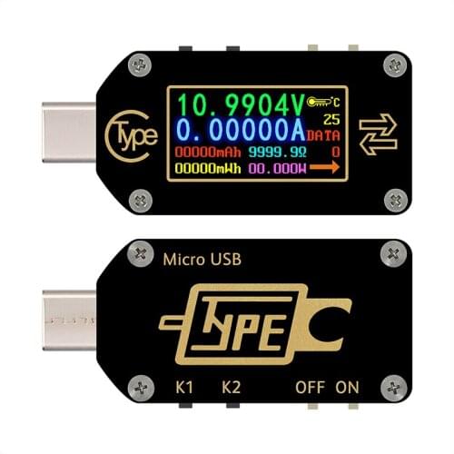 TC66 Fast Charge PD Protocol Detection Deception Type-C Voltage Ammeter USB Capacity Measurement Tester