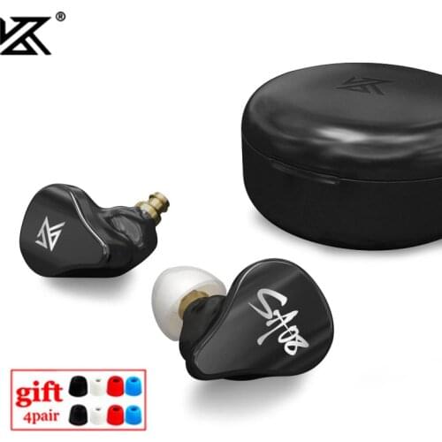 KZ SA08 TWS Bluetooth 5.0 Earphones 4BA Drive Touch Control Game Earbuds Sport Music Headsets KZ Z1 PRO E10 S2 S1 S1D AST ASX