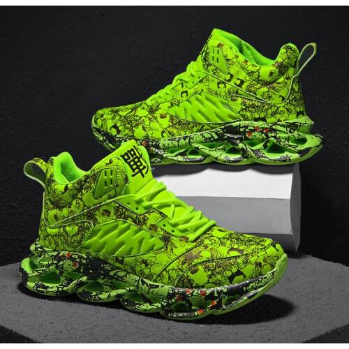 Mens shoes 2021 spring new fashion sports shoes mens Korean breathable high top shoes student casual shoes