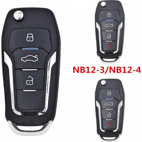 KEYDIY NB12-3 NB12-4 3/4 Buttons Universal NB Series KD Remote Car Key For KD900/MINI KD/KD-X2