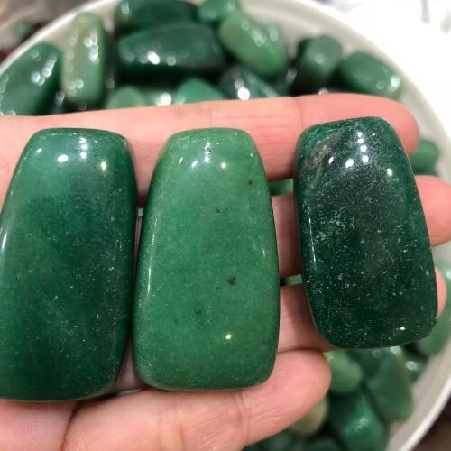 3 pcs green aventurine tumbled stones for jewelry making DIY pendant stones gemstone rose crystal lapi lazulia agate pendant