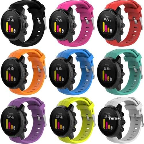 50pcs Silicone Watch Strap band for Suunto AMBIT3 VERTICAL Wristband for Suunto Spartan Sport Replacement Straps with Tools