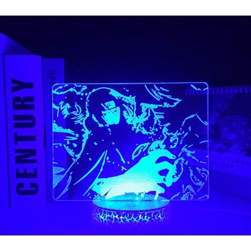 Anime Figure 3D LED White Base Light for Kids Birthday Gift Bedroom Decorative Night Light Room Manga Table Lamp Dropshipping