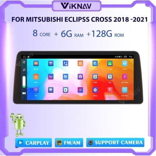 12.3 Inch 128G For Mitsubishi Eclipss Cross 2018 -2021 Car Android Radio Stereo Multimedia Player Navigation Carplay Head Unit