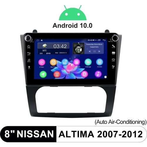 Car Radio With Display 8 Inch Central Multimedia 1 Din Android 10 Car Autoradio Bluetooth Head Unit For Nissan Altima 2007-2012