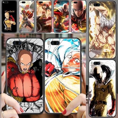 One Punch Man Anime Phone case For Xiaomi Mi Max Note 3 A2 A3 8 9 9T 10 Lite Pro Ultra black painting prime luxury coque tpu