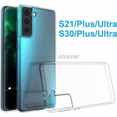 Phone Shell For Samsung Galaxy S21 S30 Plus Ultra 5G Case Silicone Matte Soft TPU Back Cover Case Telefon Funda Bumper Protector