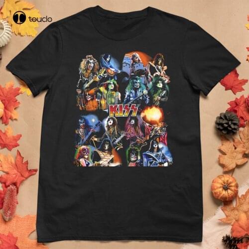 New Kiss Memories Artwork Rare Short Sleeve Black Unisex S-2345Xl T-Shirt Cotten Tee Shirt