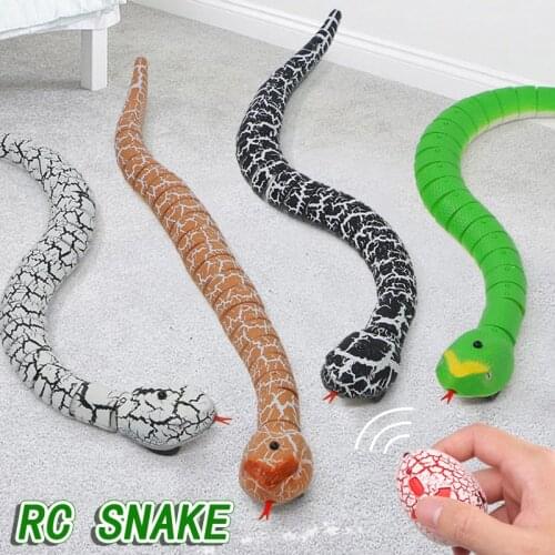RC Snake Toys for Kids Girls Children Remote Control Animals Electric Horror Novelty Gags Practical Jokes Prank Boys Toy Robots