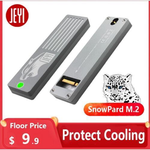JEYI SnowPard-M2 Radiator NVME Riser Card Hard Disk Box M2 Heat Sink NVME Protection Board M.2 NVME NGFF SATA M.2 SSD Heatsink