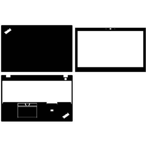 Laptop Carbon Skin Sticker Cover For Lenovo Thinkpad P51 P50 T560 E460 E465 P50S T570 P51S E570 E575 L460 L470 E450 E455 E330