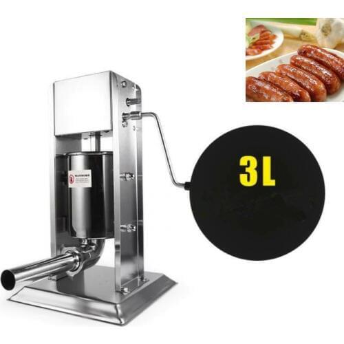 3L Sausage filler food machine with stainless steel filling tube