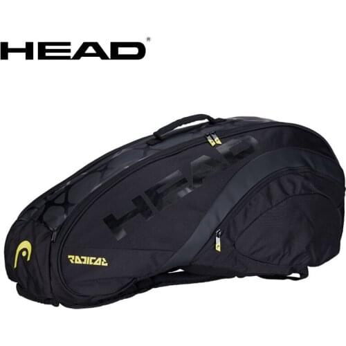 Original Head Tennis Bag 6Pack Tennis Racket Bag Radical Djokovic HEAD Tennis Backpack Men Tenis Package Bag Women Raquete Tenis
