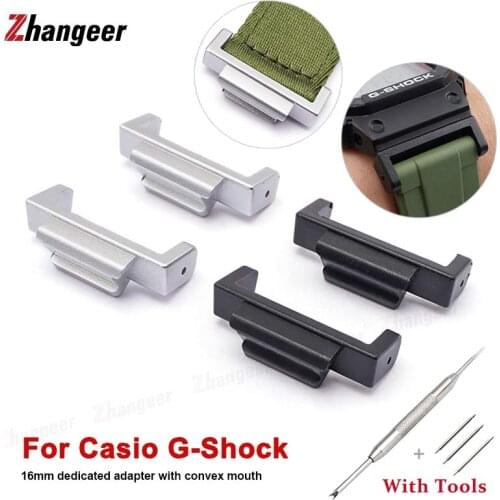 16mm to 22mm ABS Plastic Adapters Connector For Casio G-Shock GA-110 DW-5600 GW-M5610 GWX-56 Watches Refit Accessories + Tools