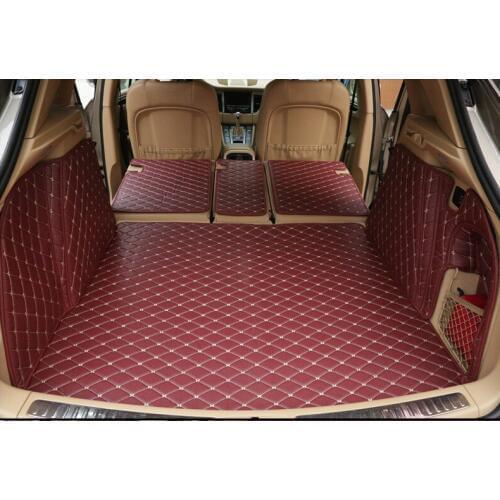 Full Covered Special Car Trunk Mats for Porsche Macan 2014-2016 Durable Waterproof Boot Carpets Liner for Macan