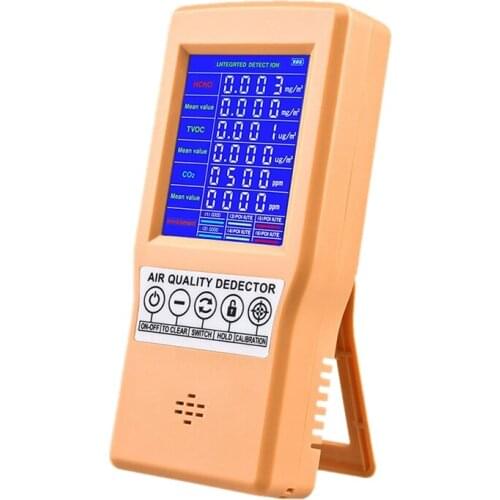 Handheld Air Quality Detector LCD Color Digital Display