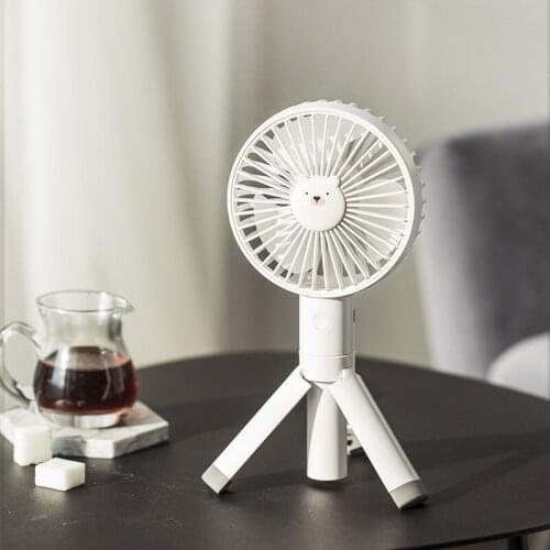 Mini Handheld Fan USB Rechargeable Portable Travel Fan Tripod Appliances Desktop Office Air Cooler Outdoor Travel Hand Fan