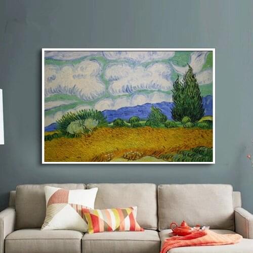 Hand-painted canvas oil paintings Van gogh Abstract Landscape painting home decor wall art painting Decoration Picture