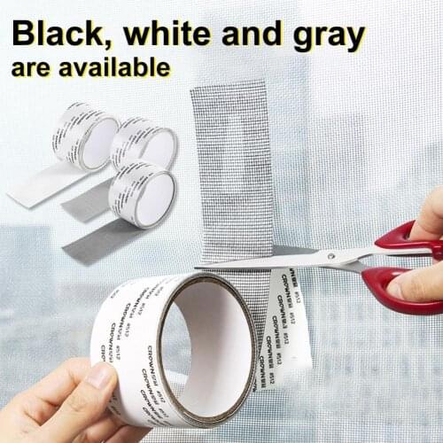 Window Net Tape Self-Adhesive Multifunctional Polyurethane Window Screen Repair Patch for Home Use