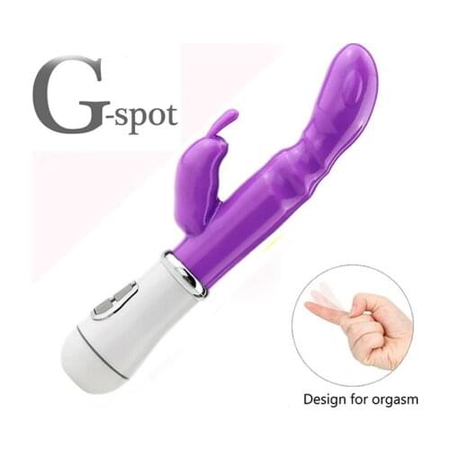 Clitoris Stimulator Double G-Spot Massage 12 Speed Strong Rabbits Vibrator Female Msaturbator Sex Toys For Women Sex Product