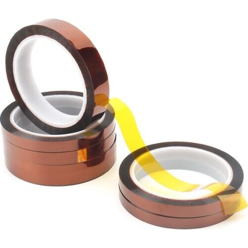 1PC 33M Length Heat Resistant Polyimide Tape High Temperature Adhesive Insulation Tape 30MM 35MM 40MM 50MM 100MM Width