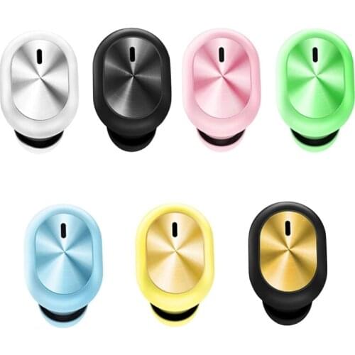 Ture Wireless Earphone Single Ear Mini Invisible Headphone Bluetooth-compatible 5.0 Earbud Sport Stereo Headset For Business