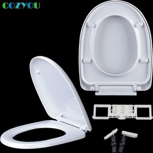 Elongated U Toilet seat soft Close Quick-Release above installation length 410mm to 435mm,width 335mm to 340mm GBP17289PU