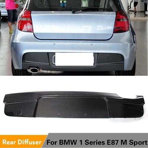 Carbon Fiber Rear Bumper Lip Diffuser for BMW 1 Series E87 M Sport Hatchback 2007 - 2010 Car Styling
