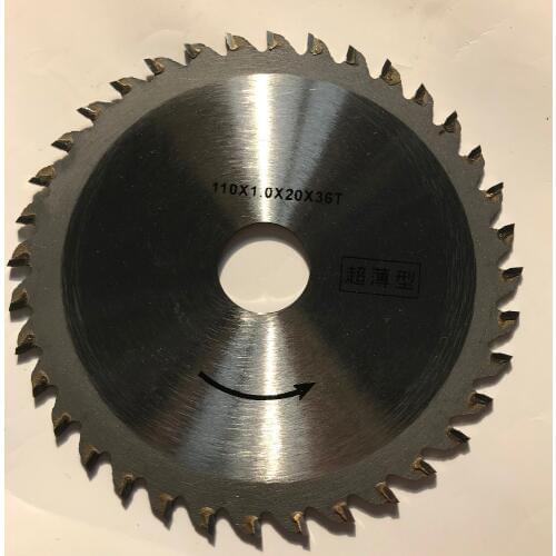 Free shipping 1PC high quality thin kerf 110*1.1*20*36T TCT saw blade for thin wood/timber cutting DIY home decoration using