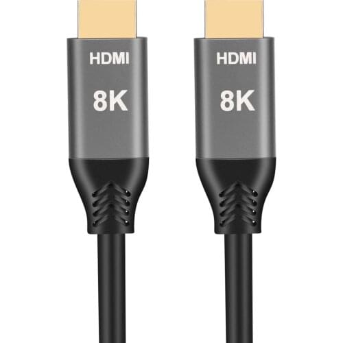 ZIHAN 8K@60hz HDMI-Compatible 2.1 Switch & 3 Cables 2-IN-1-OUT Hub Support HDCP SST Extended 4K@60hz