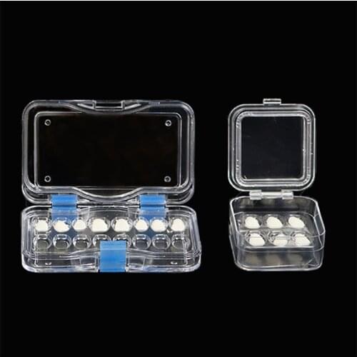 10pcs Dental Tooth Box With Film Lab Material Dental Supply Denture Storage Membrane Tooth Box With Hole